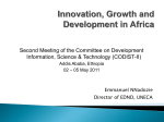 Innovation, Growth and Development in Africa