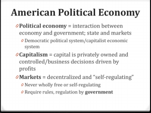 American Political Economy
