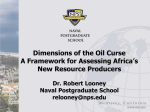 Framework for Assessing Oil Curse in Africa