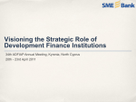 Visioning the Strategic Role of Development Finance Institutions