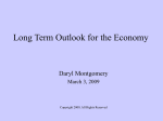 Long Term Outlook for the Economy