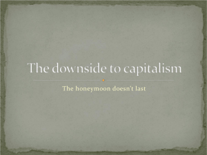 Capitalism Cons - Social Studies 30