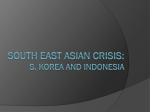 Indonesian and S. Korean Financial Crisis