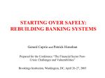 starting over safely: rebuilding banking systems