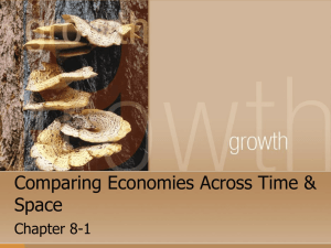 Comparing Economies Across Time & Space