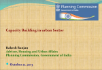 Capacity Building in urban Sector
