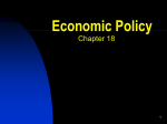 AP Government Chapter 18 Economic Policy notes