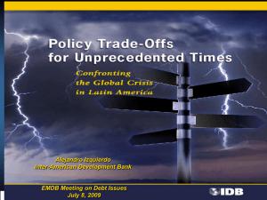 Confronting the Global Crisis in Latin America