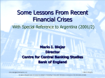 Central Banks and Crises