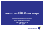 The Finnish Economic Situation and Challenges