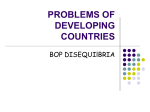 PROBLEMS OF DEVELOPING COUNTRIES