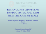 technology and competitiveness of italian firms