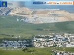 MONGOLIA is OPEN for BUSINESS
