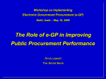 Electronic Government Procurement
