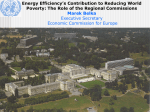 Increased energy efficiency - The UN Regional Commissions