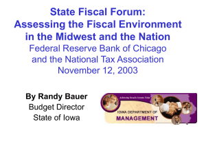 State Fiscal Forum - NIACC Staff Intranet