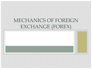 Foreign Exchange Mkts.