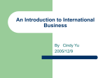 国际商务培训演讲纲2