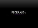 Federalism - Verona School District