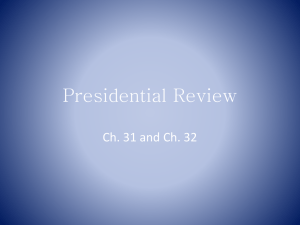 Presidential Review