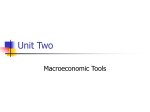 Unit 2 lesson 1 Macroeconomic Tools