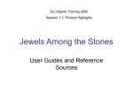 Jewels Among the Stones