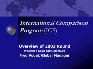 International Comparison Program (ICP)
