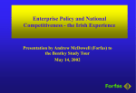Enterprise Policy, the Macro Economy and National