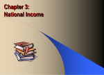 Chapter 3: National Income Accounting