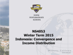 Indonesia Convergence and Income Distribution, Brookings, 2014