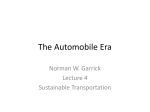 Lecture 4 The Automobile Era