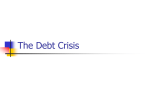 The Debt Crisis