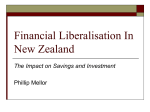 Financial Liberalisation In New Zealand