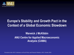 Europe`s Stability and Growth Pact in the Context