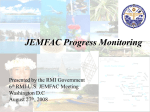 JEMFAC Progress Monitoring - USCompact.org | US Compact of