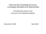 India and the Knowledge Economy