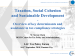 Planned work on tax policy design and evasion