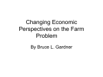 Changing Economic Perspectives on the Farm Problem