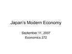 Japan`s Modern Economy