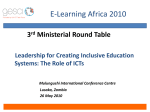 Leadership for Creating Inclusive Education Systems: The Role of
