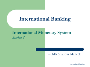 The European Monetary System (1)