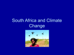 South Africa and Climate Change