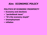 Aim: ECONOMIC POLICY