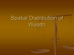 Spatial Distribution of Wealth Power Point
