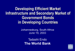 Secondary Market Regulations of Government Bonds