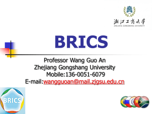 BRICS` characteristics and influence