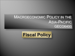 Fiscal Policy