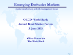 Emerging Derivative Markets