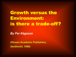 Growth vs. Environment