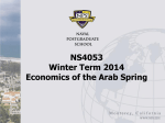 Economics of the Arab Spring